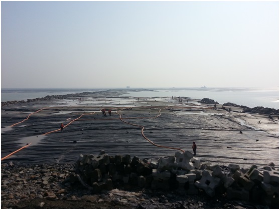 通州灣項目如期復工，現場士氣高昂